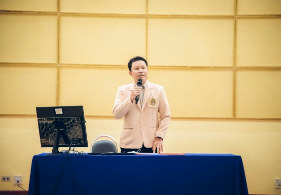 ภาพกิจกรรม  คณะวิทยาศาสตร์และเทคโนโลยี จัดกิจกรรมรักแรกผูกจิตนักศึกษาวิทยาศาสตร์และเทคโนโลยี ปฐมนิเทศนักศึกษาใหม่ คณะวิทยาศาสตร์และเทคโนโลยี ประจำปี 2565