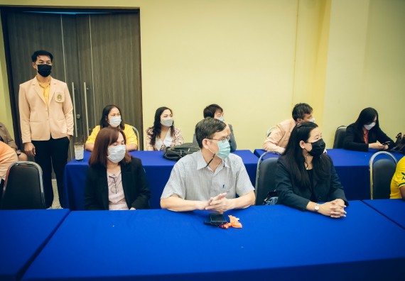 ภาพกิจกรรม  คณะวิทยาศาสตร์และเทคโนโลยี จัดกิจกรรมรักแรกผูกจิตนักศึกษาวิทยาศาสตร์และเทคโนโลยี ปฐมนิเทศนักศึกษาใหม่ คณะวิทยาศาสตร์และเทคโนโลยี ประจำปี 2565