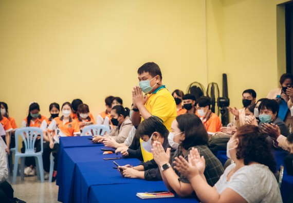 ภาพกิจกรรม  คณะวิทยาศาสตร์และเทคโนโลยี จัดกิจกรรมรักแรกผูกจิตนักศึกษาวิทยาศาสตร์และเทคโนโลยี ปฐมนิเทศนักศึกษาใหม่ คณะวิทยาศาสตร์และเทคโนโลยี ประจำปี 2565