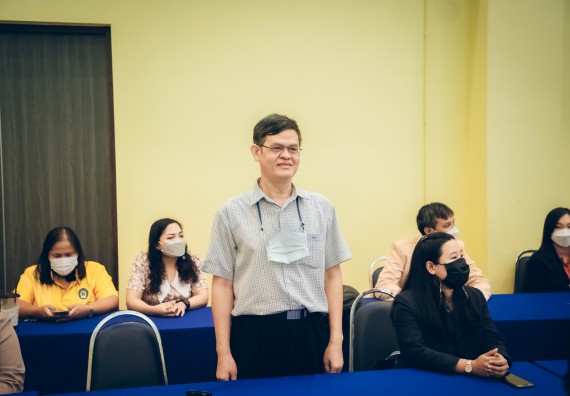 ภาพกิจกรรม  คณะวิทยาศาสตร์และเทคโนโลยี จัดกิจกรรมรักแรกผูกจิตนักศึกษาวิทยาศาสตร์และเทคโนโลยี ปฐมนิเทศนักศึกษาใหม่ คณะวิทยาศาสตร์และเทคโนโลยี ประจำปี 2565