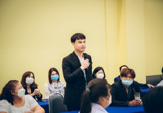 ภาพกิจกรรม  คณะวิทยาศาสตร์และเทคโนโลยี จัดกิจกรรมรักแรกผูกจิตนักศึกษาวิทยาศาสตร์และเทคโนโลยี ปฐมนิเทศนักศึกษาใหม่ คณะวิทยาศาสตร์และเทคโนโลยี ประจำปี 2565