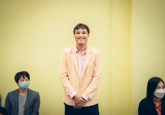 ภาพกิจกรรม  คณะวิทยาศาสตร์และเทคโนโลยี จัดกิจกรรมรักแรกผูกจิตนักศึกษาวิทยาศาสตร์และเทคโนโลยี ปฐมนิเทศนักศึกษาใหม่ คณะวิทยาศาสตร์และเทคโนโลยี ประจำปี 2565