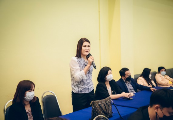 ภาพกิจกรรม  คณะวิทยาศาสตร์และเทคโนโลยี จัดกิจกรรมรักแรกผูกจิตนักศึกษาวิทยาศาสตร์และเทคโนโลยี ปฐมนิเทศนักศึกษาใหม่ คณะวิทยาศาสตร์และเทคโนโลยี ประจำปี 2565