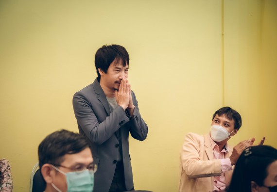 ภาพกิจกรรม  คณะวิทยาศาสตร์และเทคโนโลยี จัดกิจกรรมรักแรกผูกจิตนักศึกษาวิทยาศาสตร์และเทคโนโลยี ปฐมนิเทศนักศึกษาใหม่ คณะวิทยาศาสตร์และเทคโนโลยี ประจำปี 2565