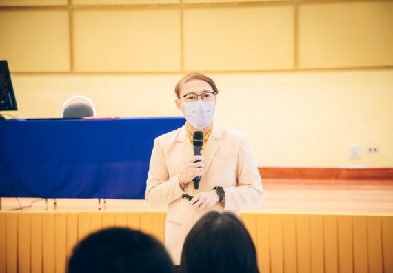 ภาพกิจกรรม  คณะวิทยาศาสตร์และเทคโนโลยี จัดกิจกรรมรักแรกผูกจิตนักศึกษาวิทยาศาสตร์และเทคโนโลยี ปฐมนิเทศนักศึกษาใหม่ คณะวิทยาศาสตร์และเทคโนโลยี ประจำปี 2565