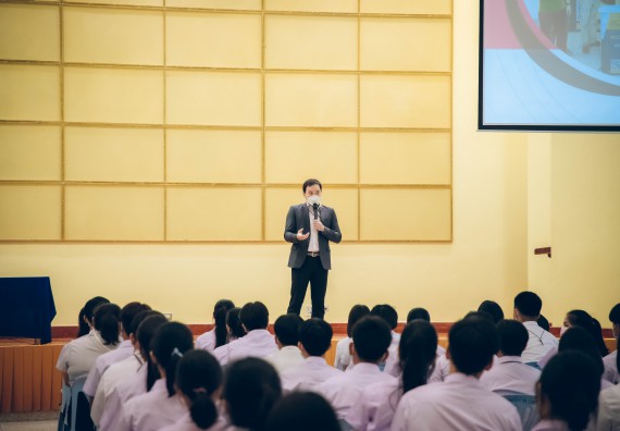 ภาพกิจกรรม  คณะวิทยาศาสตร์และเทคโนโลยี จัดกิจกรรมรักแรกผูกจิตนักศึกษาวิทยาศาสตร์และเทคโนโลยี ปฐมนิเทศนักศึกษาใหม่ คณะวิทยาศาสตร์และเทคโนโลยี ประจำปี 2565