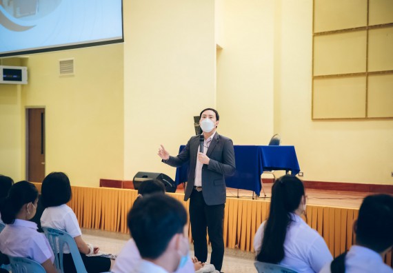 ภาพกิจกรรม  คณะวิทยาศาสตร์และเทคโนโลยี จัดกิจกรรมรักแรกผูกจิตนักศึกษาวิทยาศาสตร์และเทคโนโลยี ปฐมนิเทศนักศึกษาใหม่ คณะวิทยาศาสตร์และเทคโนโลยี ประจำปี 2565