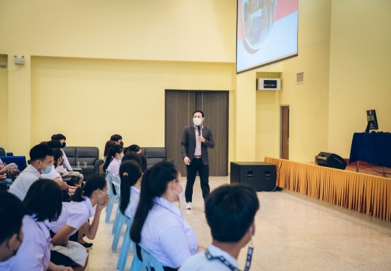 ภาพกิจกรรม  คณะวิทยาศาสตร์และเทคโนโลยี จัดกิจกรรมรักแรกผูกจิตนักศึกษาวิทยาศาสตร์และเทคโนโลยี ปฐมนิเทศนักศึกษาใหม่ คณะวิทยาศาสตร์และเทคโนโลยี ประจำปี 2565