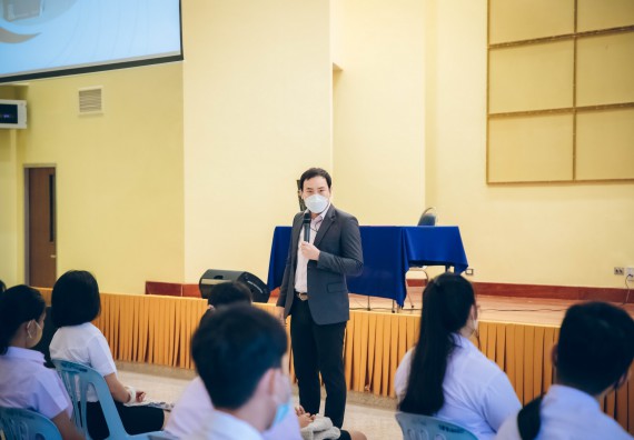 ภาพกิจกรรม  คณะวิทยาศาสตร์และเทคโนโลยี จัดกิจกรรมรักแรกผูกจิตนักศึกษาวิทยาศาสตร์และเทคโนโลยี ปฐมนิเทศนักศึกษาใหม่ คณะวิทยาศาสตร์และเทคโนโลยี ประจำปี 2565