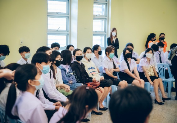 ภาพกิจกรรม  คณะวิทยาศาสตร์และเทคโนโลยี จัดกิจกรรมรักแรกผูกจิตนักศึกษาวิทยาศาสตร์และเทคโนโลยี ปฐมนิเทศนักศึกษาใหม่ คณะวิทยาศาสตร์และเทคโนโลยี ประจำปี 2565