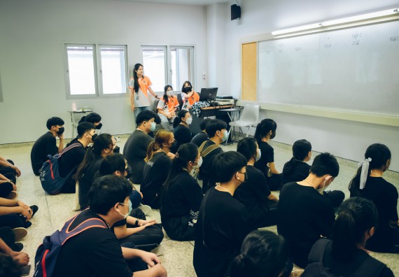 ภาพกิจกรรม  คณะวิทยาศาสตร์และเทคโนโลยี จัดกิจกรรมรักแรกผูกจิตนักศึกษาวิทยาศาสตร์และเทคโนโลยี ปฐมนิเทศนักศึกษาใหม่ คณะวิทยาศาสตร์และเทคโนโลยี ประจำปี 2565