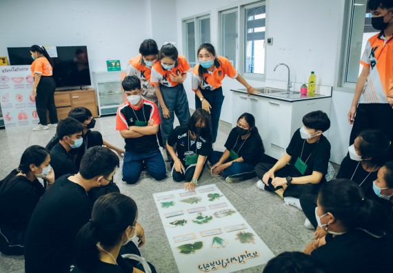 ภาพกิจกรรม  คณะวิทยาศาสตร์และเทคโนโลยี จัดกิจกรรมรักแรกผูกจิตนักศึกษาวิทยาศาสตร์และเทคโนโลยี ปฐมนิเทศนักศึกษาใหม่ คณะวิทยาศาสตร์และเทคโนโลยี ประจำปี 2565