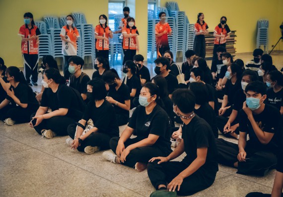 ภาพกิจกรรม  คณะวิทยาศาสตร์และเทคโนโลยี จัดกิจกรรมรักแรกผูกจิตนักศึกษาวิทยาศาสตร์และเทคโนโลยี ปฐมนิเทศนักศึกษาใหม่ คณะวิทยาศาสตร์และเทคโนโลยี ประจำปี 2565