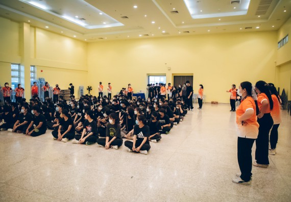 ภาพกิจกรรม  คณะวิทยาศาสตร์และเทคโนโลยี จัดกิจกรรมรักแรกผูกจิตนักศึกษาวิทยาศาสตร์และเทคโนโลยี ปฐมนิเทศนักศึกษาใหม่ คณะวิทยาศาสตร์และเทคโนโลยี ประจำปี 2565