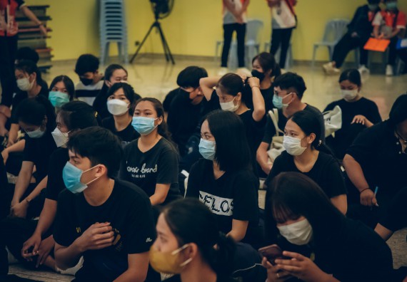 ภาพกิจกรรม  คณะวิทยาศาสตร์และเทคโนโลยี จัดกิจกรรมรักแรกผูกจิตนักศึกษาวิทยาศาสตร์และเทคโนโลยี ปฐมนิเทศนักศึกษาใหม่ คณะวิทยาศาสตร์และเทคโนโลยี ประจำปี 2565