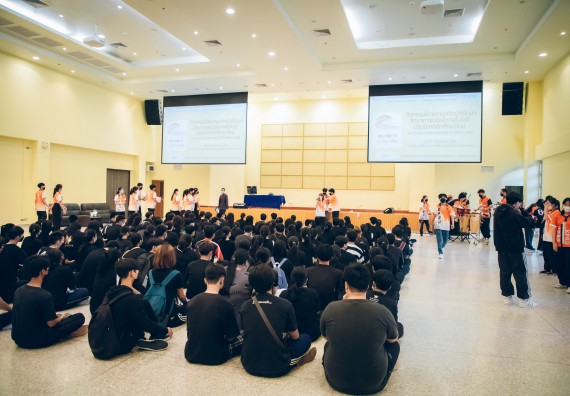 ภาพกิจกรรม  คณะวิทยาศาสตร์และเทคโนโลยี จัดกิจกรรมรักแรกผูกจิตนักศึกษาวิทยาศาสตร์และเทคโนโลยี ปฐมนิเทศนักศึกษาใหม่ คณะวิทยาศาสตร์และเทคโนโลยี ประจำปี 2565
