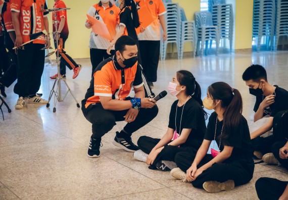 ภาพกิจกรรม  คณะวิทยาศาสตร์และเทคโนโลยี จัดกิจกรรมรักแรกผูกจิตนักศึกษาวิทยาศาสตร์และเทคโนโลยี ปฐมนิเทศนักศึกษาใหม่ คณะวิทยาศาสตร์และเทคโนโลยี ประจำปี 2565