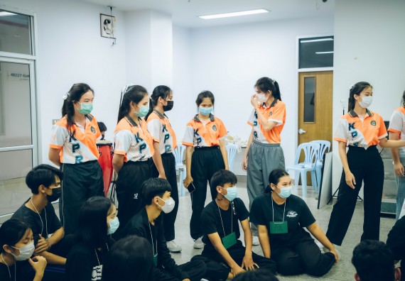 ภาพกิจกรรม  คณะวิทยาศาสตร์และเทคโนโลยี จัดกิจกรรมรักแรกผูกจิตนักศึกษาวิทยาศาสตร์และเทคโนโลยี ปฐมนิเทศนักศึกษาใหม่ คณะวิทยาศาสตร์และเทคโนโลยี ประจำปี 2565