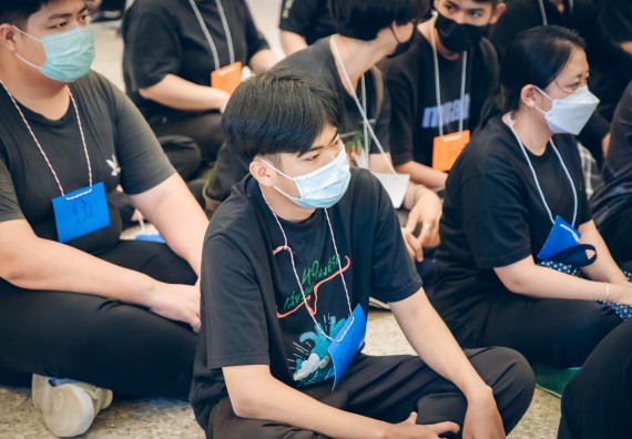 ภาพกิจกรรม  คณะวิทยาศาสตร์และเทคโนโลยี จัดกิจกรรมรักแรกผูกจิตนักศึกษาวิทยาศาสตร์และเทคโนโลยี ปฐมนิเทศนักศึกษาใหม่ คณะวิทยาศาสตร์และเทคโนโลยี ประจำปี 2565