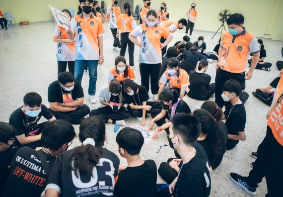 ภาพกิจกรรม  คณะวิทยาศาสตร์และเทคโนโลยี จัดกิจกรรมรักแรกผูกจิตนักศึกษาวิทยาศาสตร์และเทคโนโลยี ปฐมนิเทศนักศึกษาใหม่ คณะวิทยาศาสตร์และเทคโนโลยี ประจำปี 2565