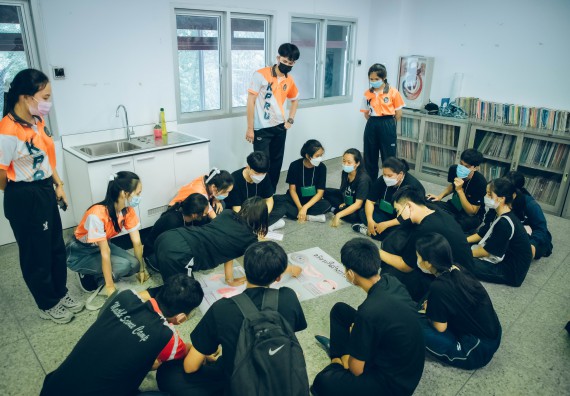 ภาพกิจกรรม  คณะวิทยาศาสตร์และเทคโนโลยี จัดกิจกรรมรักแรกผูกจิตนักศึกษาวิทยาศาสตร์และเทคโนโลยี ปฐมนิเทศนักศึกษาใหม่ คณะวิทยาศาสตร์และเทคโนโลยี ประจำปี 2565