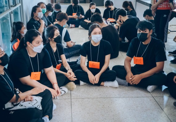 ภาพกิจกรรม  คณะวิทยาศาสตร์และเทคโนโลยี จัดกิจกรรมรักแรกผูกจิตนักศึกษาวิทยาศาสตร์และเทคโนโลยี ปฐมนิเทศนักศึกษาใหม่ คณะวิทยาศาสตร์และเทคโนโลยี ประจำปี 2565