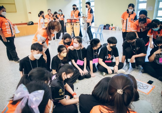 ภาพกิจกรรม  คณะวิทยาศาสตร์และเทคโนโลยี จัดกิจกรรมรักแรกผูกจิตนักศึกษาวิทยาศาสตร์และเทคโนโลยี ปฐมนิเทศนักศึกษาใหม่ คณะวิทยาศาสตร์และเทคโนโลยี ประจำปี 2565