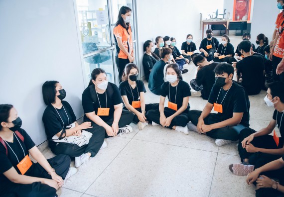 ภาพกิจกรรม  คณะวิทยาศาสตร์และเทคโนโลยี จัดกิจกรรมรักแรกผูกจิตนักศึกษาวิทยาศาสตร์และเทคโนโลยี ปฐมนิเทศนักศึกษาใหม่ คณะวิทยาศาสตร์และเทคโนโลยี ประจำปี 2565