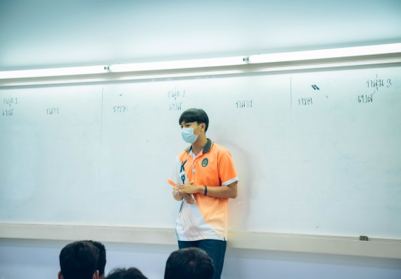 ภาพกิจกรรม  คณะวิทยาศาสตร์และเทคโนโลยี จัดกิจกรรมรักแรกผูกจิตนักศึกษาวิทยาศาสตร์และเทคโนโลยี ปฐมนิเทศนักศึกษาใหม่ คณะวิทยาศาสตร์และเทคโนโลยี ประจำปี 2565