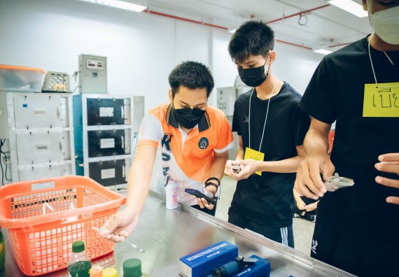 ภาพกิจกรรม  คณะวิทยาศาสตร์และเทคโนโลยี จัดกิจกรรมรักแรกผูกจิตนักศึกษาวิทยาศาสตร์และเทคโนโลยี ปฐมนิเทศนักศึกษาใหม่ คณะวิทยาศาสตร์และเทคโนโลยี ประจำปี 2565