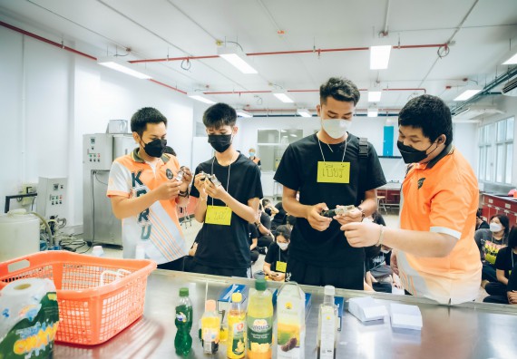 ภาพกิจกรรม  คณะวิทยาศาสตร์และเทคโนโลยี จัดกิจกรรมรักแรกผูกจิตนักศึกษาวิทยาศาสตร์และเทคโนโลยี ปฐมนิเทศนักศึกษาใหม่ คณะวิทยาศาสตร์และเทคโนโลยี ประจำปี 2565