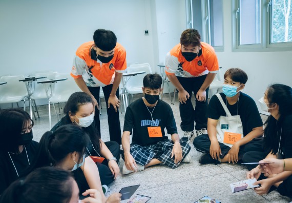 ภาพกิจกรรม  คณะวิทยาศาสตร์และเทคโนโลยี จัดกิจกรรมรักแรกผูกจิตนักศึกษาวิทยาศาสตร์และเทคโนโลยี ปฐมนิเทศนักศึกษาใหม่ คณะวิทยาศาสตร์และเทคโนโลยี ประจำปี 2565