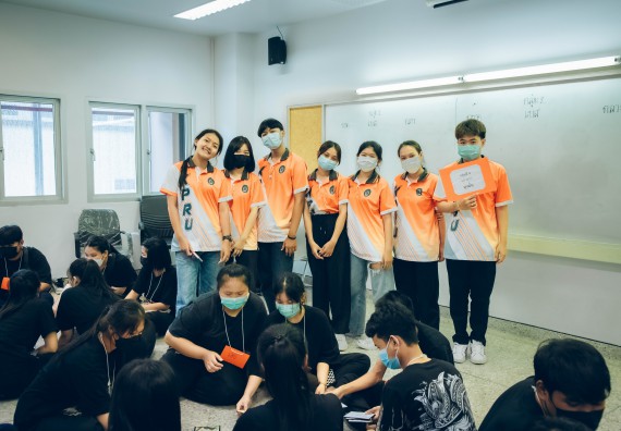 ภาพกิจกรรม  คณะวิทยาศาสตร์และเทคโนโลยี จัดกิจกรรมรักแรกผูกจิตนักศึกษาวิทยาศาสตร์และเทคโนโลยี ปฐมนิเทศนักศึกษาใหม่ คณะวิทยาศาสตร์และเทคโนโลยี ประจำปี 2565