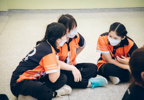 ภาพกิจกรรม  คณะวิทยาศาสตร์และเทคโนโลยี จัดกิจกรรมรักแรกผูกจิตนักศึกษาวิทยาศาสตร์และเทคโนโลยี ปฐมนิเทศนักศึกษาใหม่ คณะวิทยาศาสตร์และเทคโนโลยี ประจำปี 2565