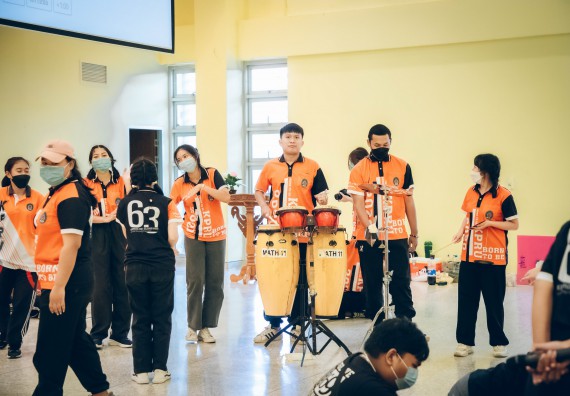 ภาพกิจกรรม  คณะวิทยาศาสตร์และเทคโนโลยี จัดกิจกรรมรักแรกผูกจิตนักศึกษาวิทยาศาสตร์และเทคโนโลยี ปฐมนิเทศนักศึกษาใหม่ คณะวิทยาศาสตร์และเทคโนโลยี ประจำปี 2565