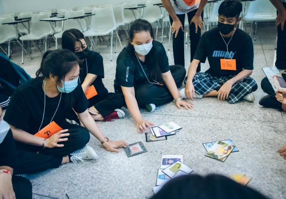 ภาพกิจกรรม  คณะวิทยาศาสตร์และเทคโนโลยี จัดกิจกรรมรักแรกผูกจิตนักศึกษาวิทยาศาสตร์และเทคโนโลยี ปฐมนิเทศนักศึกษาใหม่ คณะวิทยาศาสตร์และเทคโนโลยี ประจำปี 2565