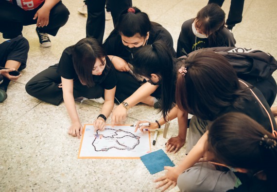 ภาพกิจกรรม  คณะวิทยาศาสตร์และเทคโนโลยี จัดกิจกรรมรักแรกผูกจิตนักศึกษาวิทยาศาสตร์และเทคโนโลยี ปฐมนิเทศนักศึกษาใหม่ คณะวิทยาศาสตร์และเทคโนโลยี ประจำปี 2565