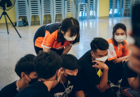 ภาพกิจกรรม  คณะวิทยาศาสตร์และเทคโนโลยี จัดกิจกรรมรักแรกผูกจิตนักศึกษาวิทยาศาสตร์และเทคโนโลยี ปฐมนิเทศนักศึกษาใหม่ คณะวิทยาศาสตร์และเทคโนโลยี ประจำปี 2565