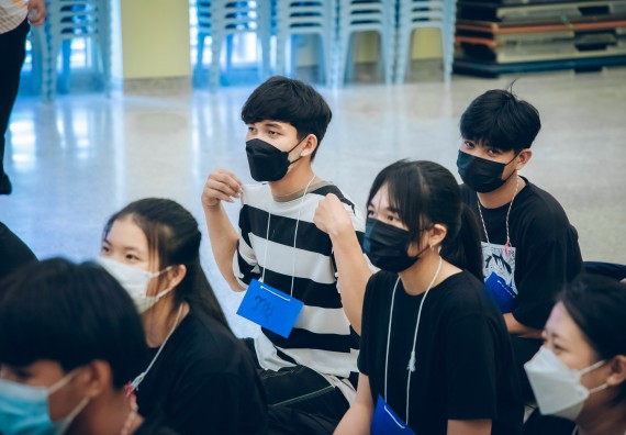 ภาพกิจกรรม  คณะวิทยาศาสตร์และเทคโนโลยี จัดกิจกรรมรักแรกผูกจิตนักศึกษาวิทยาศาสตร์และเทคโนโลยี ปฐมนิเทศนักศึกษาใหม่ คณะวิทยาศาสตร์และเทคโนโลยี ประจำปี 2565