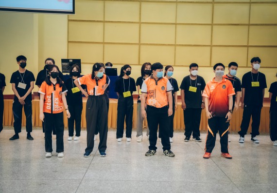 ภาพกิจกรรม  คณะวิทยาศาสตร์และเทคโนโลยี จัดกิจกรรมรักแรกผูกจิตนักศึกษาวิทยาศาสตร์และเทคโนโลยี ปฐมนิเทศนักศึกษาใหม่ คณะวิทยาศาสตร์และเทคโนโลยี ประจำปี 2565