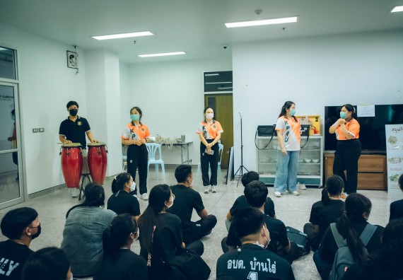 ภาพกิจกรรม  คณะวิทยาศาสตร์และเทคโนโลยี จัดกิจกรรมรักแรกผูกจิตนักศึกษาวิทยาศาสตร์และเทคโนโลยี ปฐมนิเทศนักศึกษาใหม่ คณะวิทยาศาสตร์และเทคโนโลยี ประจำปี 2565