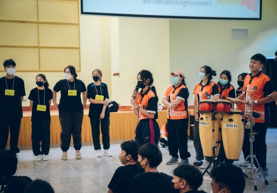 ภาพกิจกรรม  คณะวิทยาศาสตร์และเทคโนโลยี จัดกิจกรรมรักแรกผูกจิตนักศึกษาวิทยาศาสตร์และเทคโนโลยี ปฐมนิเทศนักศึกษาใหม่ คณะวิทยาศาสตร์และเทคโนโลยี ประจำปี 2565