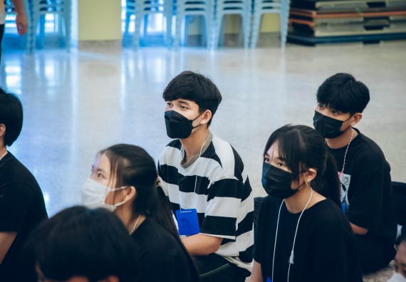 ภาพกิจกรรม  คณะวิทยาศาสตร์และเทคโนโลยี จัดกิจกรรมรักแรกผูกจิตนักศึกษาวิทยาศาสตร์และเทคโนโลยี ปฐมนิเทศนักศึกษาใหม่ คณะวิทยาศาสตร์และเทคโนโลยี ประจำปี 2565