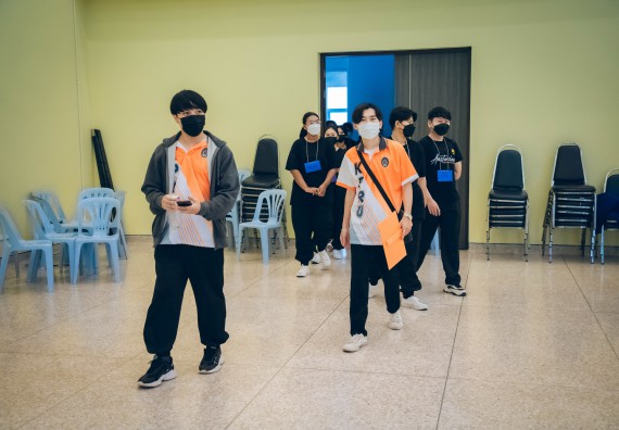 ภาพกิจกรรม  คณะวิทยาศาสตร์และเทคโนโลยี จัดกิจกรรมรักแรกผูกจิตนักศึกษาวิทยาศาสตร์และเทคโนโลยี ปฐมนิเทศนักศึกษาใหม่ คณะวิทยาศาสตร์และเทคโนโลยี ประจำปี 2565