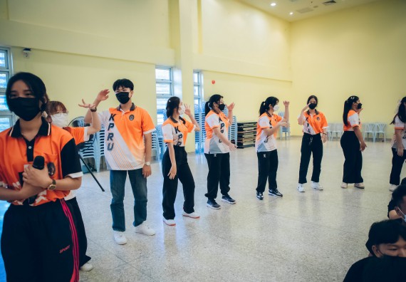 ภาพกิจกรรม  คณะวิทยาศาสตร์และเทคโนโลยี จัดกิจกรรมรักแรกผูกจิตนักศึกษาวิทยาศาสตร์และเทคโนโลยี ปฐมนิเทศนักศึกษาใหม่ คณะวิทยาศาสตร์และเทคโนโลยี ประจำปี 2565