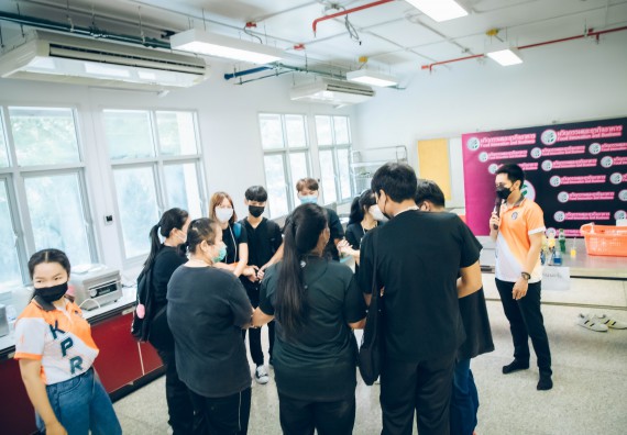 ภาพกิจกรรม  คณะวิทยาศาสตร์และเทคโนโลยี จัดกิจกรรมรักแรกผูกจิตนักศึกษาวิทยาศาสตร์และเทคโนโลยี ปฐมนิเทศนักศึกษาใหม่ คณะวิทยาศาสตร์และเทคโนโลยี ประจำปี 2565