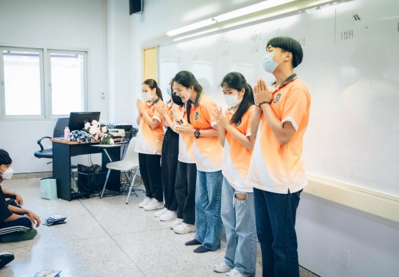 ภาพกิจกรรม  คณะวิทยาศาสตร์และเทคโนโลยี จัดกิจกรรมรักแรกผูกจิตนักศึกษาวิทยาศาสตร์และเทคโนโลยี ปฐมนิเทศนักศึกษาใหม่ คณะวิทยาศาสตร์และเทคโนโลยี ประจำปี 2565