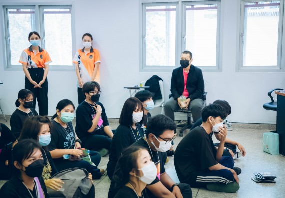 ภาพกิจกรรม  คณะวิทยาศาสตร์และเทคโนโลยี จัดกิจกรรมรักแรกผูกจิตนักศึกษาวิทยาศาสตร์และเทคโนโลยี ปฐมนิเทศนักศึกษาใหม่ คณะวิทยาศาสตร์และเทคโนโลยี ประจำปี 2565