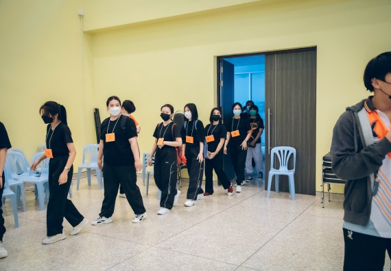 ภาพกิจกรรม  คณะวิทยาศาสตร์และเทคโนโลยี จัดกิจกรรมรักแรกผูกจิตนักศึกษาวิทยาศาสตร์และเทคโนโลยี ปฐมนิเทศนักศึกษาใหม่ คณะวิทยาศาสตร์และเทคโนโลยี ประจำปี 2565