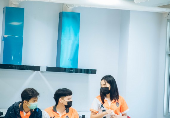 ภาพกิจกรรม  คณะวิทยาศาสตร์และเทคโนโลยี จัดกิจกรรมรักแรกผูกจิตนักศึกษาวิทยาศาสตร์และเทคโนโลยี ปฐมนิเทศนักศึกษาใหม่ คณะวิทยาศาสตร์และเทคโนโลยี ประจำปี 2565